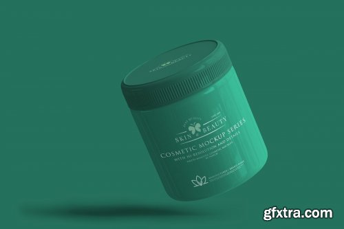 CreativeMarket - Cosmetic Jar Mockup 3044189