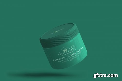 CreativeMarket - Cosmetic Jar Mockup 3044189