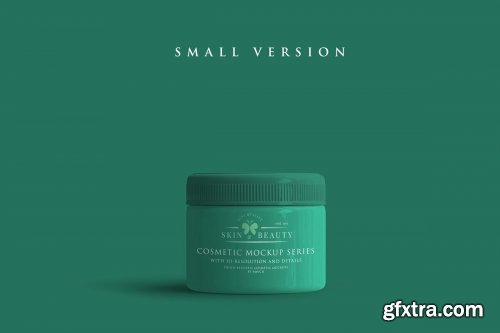 CreativeMarket - Cosmetic Jar Mockup 3044189