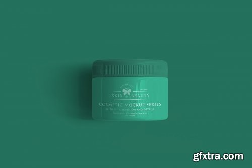 CreativeMarket - Cosmetic Jar Mockup 3044189