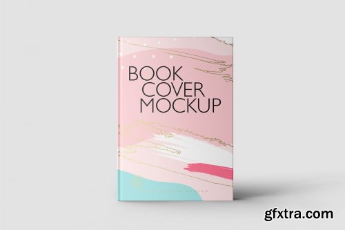 CreativeMarket - Book Cover Mockup Set 3713886