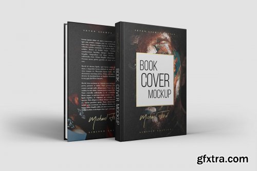 CreativeMarket - Book Cover Mockup Set 4126980