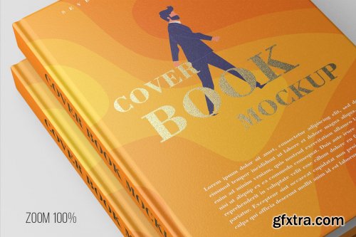 CreativeMarket - Book Cover Mockup Set 4126980