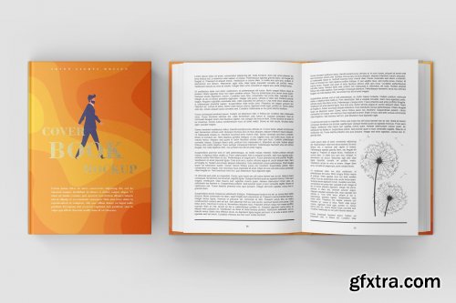 CreativeMarket - Book Cover Mockup Set 4126980