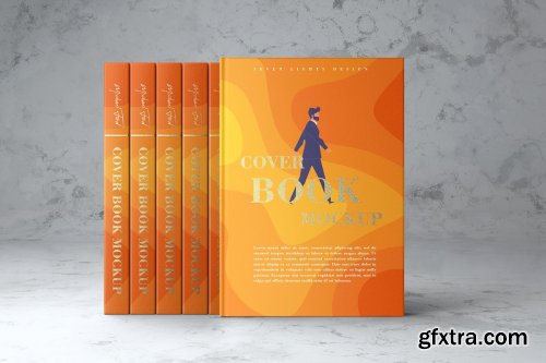 CreativeMarket - Book Cover Mockup Set 4126980