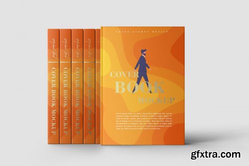 CreativeMarket - Book Cover Mockup Set 4126980