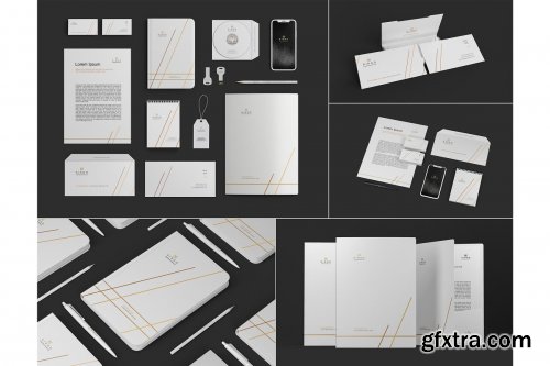 CreativeMarket - Stationery Branding Mockup Set 2691967