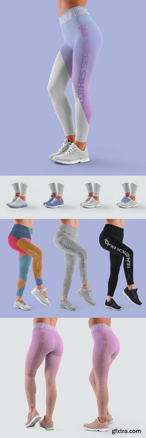 4 Athletic Leggings Mockups 334201041