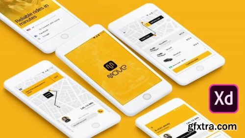 Create UBER Clone In Adobe XD 2020 with latest features