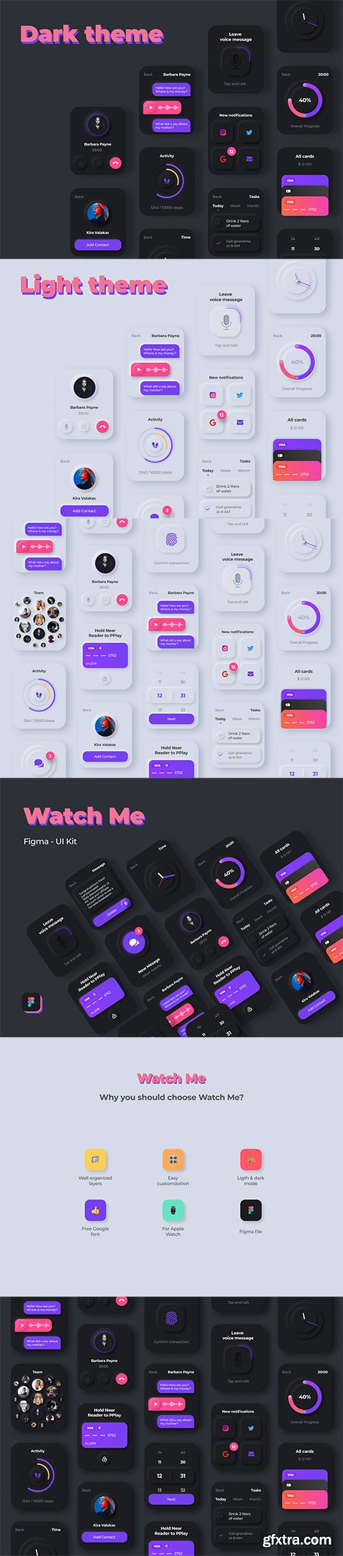 Watch Me | Watch UI Kit