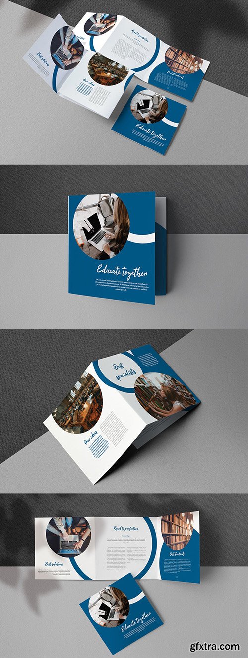 Education Square Trifold Brochure