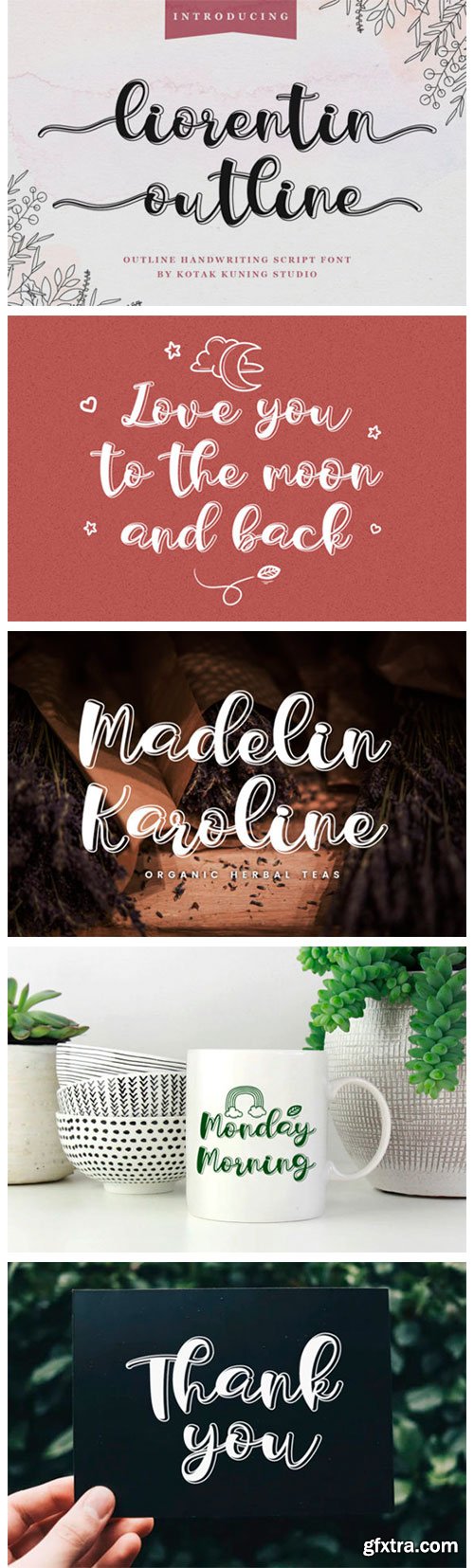 Liorentin Outline Font