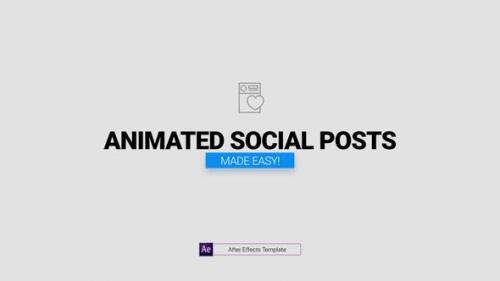 Videohive - Animated Social Posts