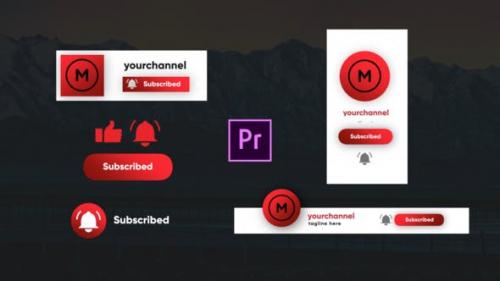 Videohive - Youtube Subscribe Elements- Premiere Pro