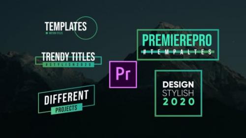 Videohive - Modern Titles- Premiere Pro