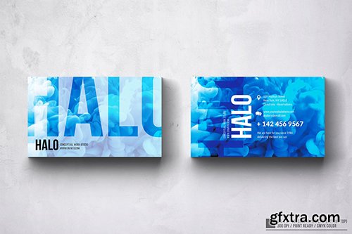 Halo Photography Business Card Design