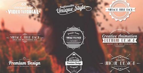 Videohive - Retro Title Pack