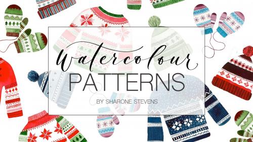 SkillShare - Watercolour Christmas Patterns: Master Your Brush Control - 729504271