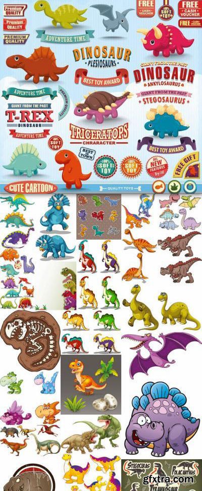 Dinosaur Collection – 25 Vector