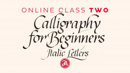 SkillShare - Calligraphy for Beginners 2 – The Elegance of Italics - 816001218