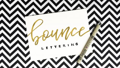 SkillShare - Bounce Letters: Adding Character to your Hand Lettering - 838013099