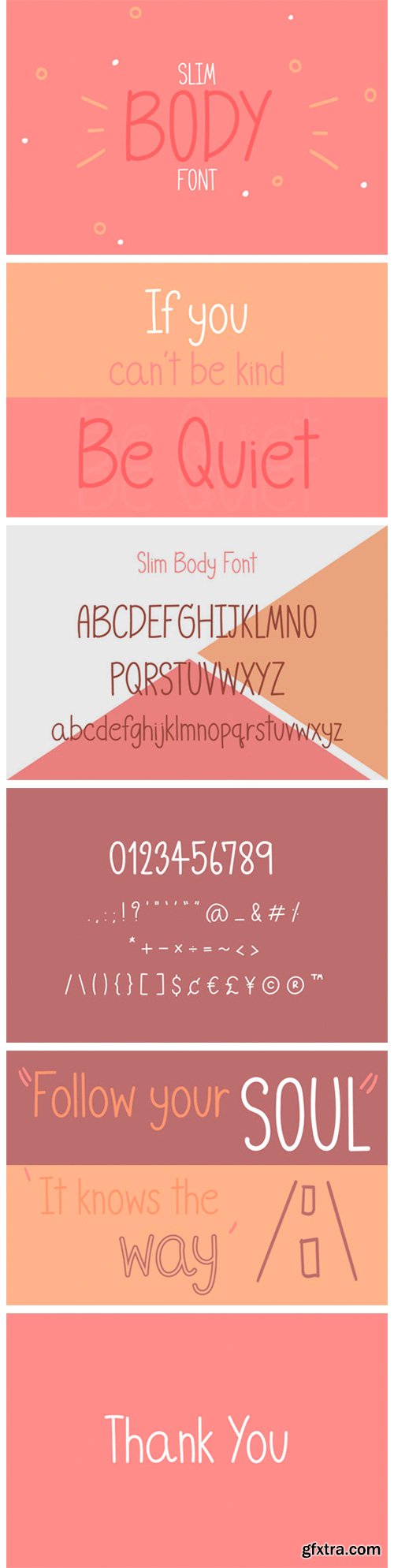 Slim Body Font