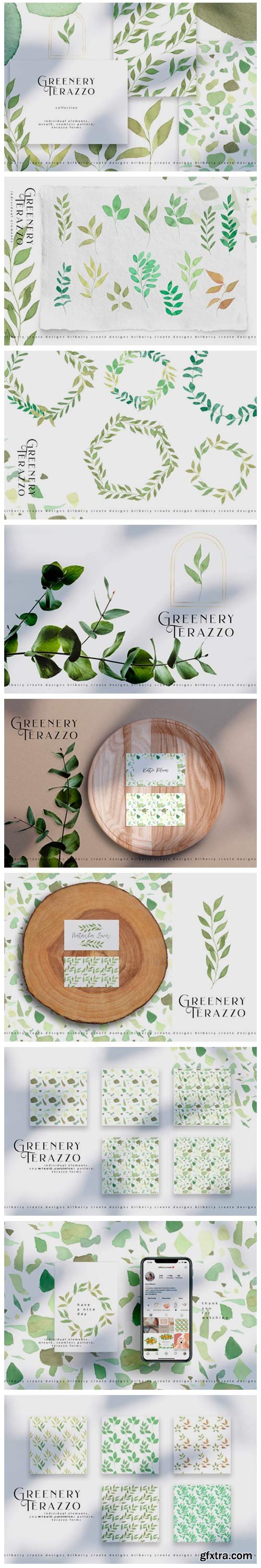 Greenery Terazzo 3784216