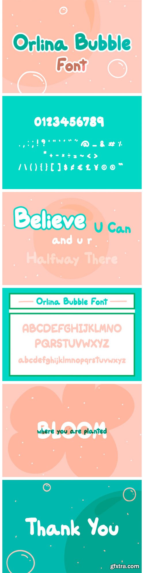 Orlina Bubble Font