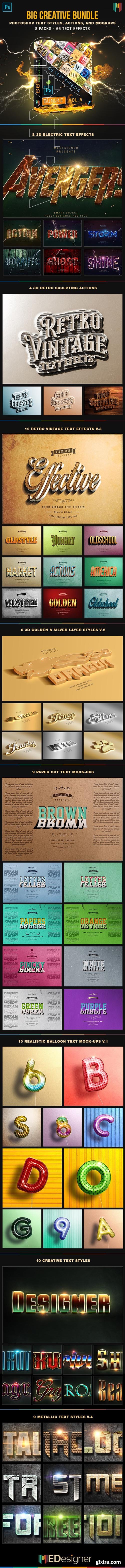 GraphicRiver - 66 Creative Text Effects Bundle 5 26168423