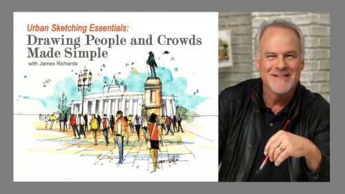 SkillShare - Urban Sketching Essentials: Drawing People and Crowds Made Simple - 465923893