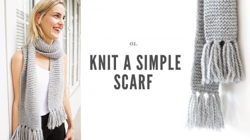 SkillShare - Knitting I: Learn the Basics with a Simple Scarf - 495264189