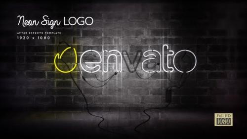 Videohive - Neon Sign Logo