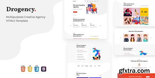 ThemeForest - Drogency v1.0 - Multipurpose Creative Agency HTML5 Template - 23875205