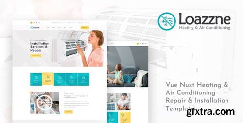 ThemeForest - Loazzne v1.0 - Vue Nuxt Heating & Air Conditioning Services Template - 26148414