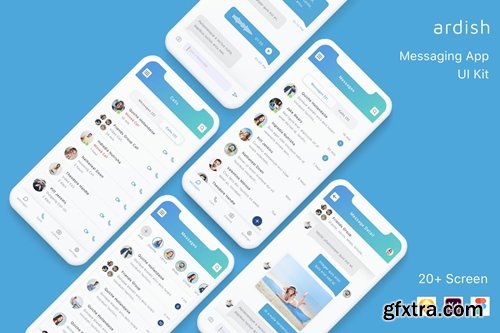 Ardish - Messaging App UI Kit