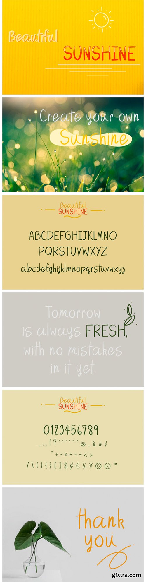 Beautiful Sunshine Font