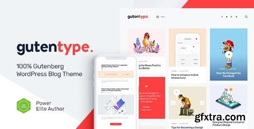 ThemeForest - Gutentype v1.9.2 - 100% Gutenberg WordPress Theme for Modern Blog + RTL - 22486033 - NULLED