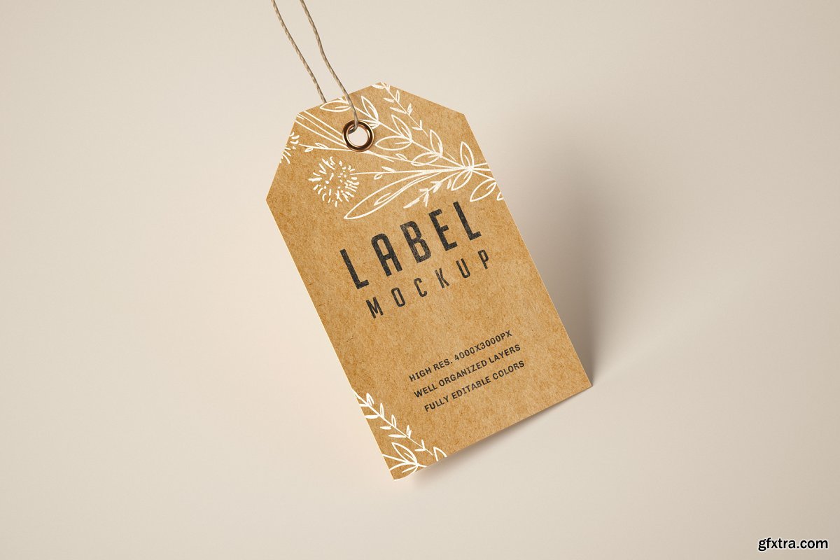 CreativeMarket - Paper & Kraft Label Mockup Set 4751578 » GFxtra