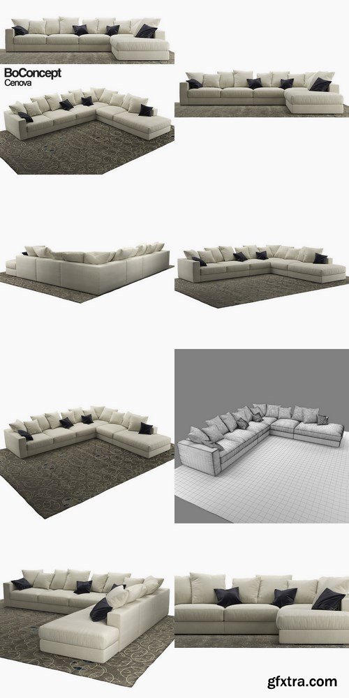 Sofa BoConcept Cenova IF52 3D Model