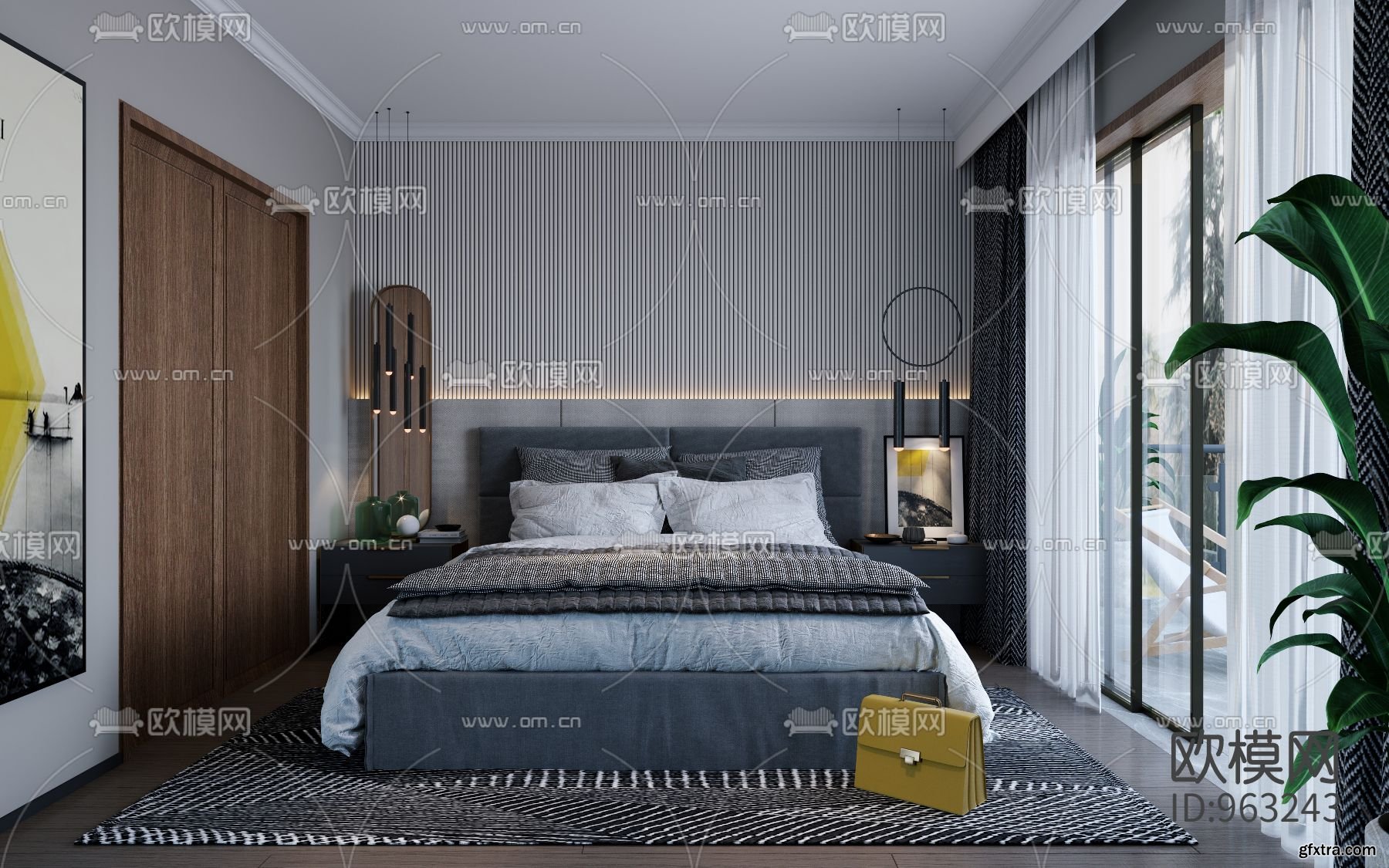 Modern Style Bedroom 339 » GFxtra