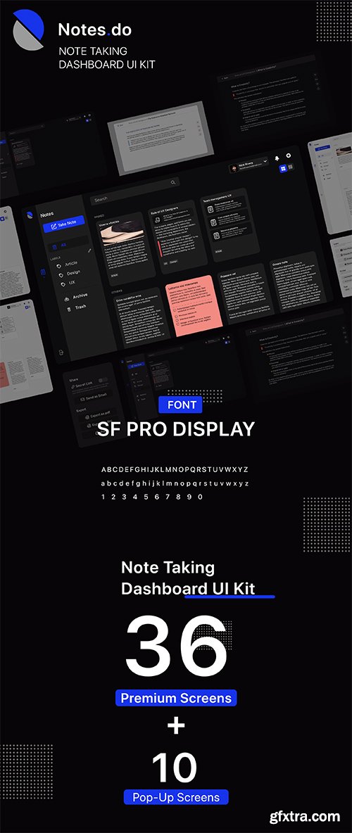 Notes.do Notes Taking Dashboard UI Kit