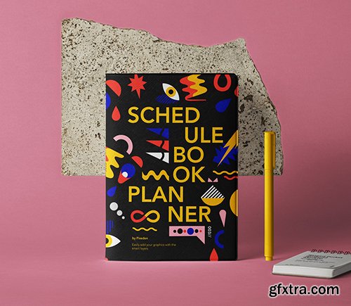 Planner Psd NoteBook Mockup