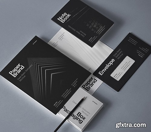 Download Essential Office Psd Stationery Mockup Gfxtra PSD Mockup Templates