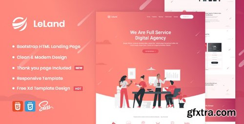 ThemeForest - LeLand v1.0 - Isometric Business HTML Landing Page - 26240112