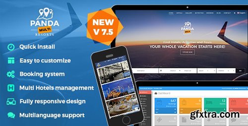 CodeCanyon - Panda Multi Resorts 7.5.1 - Booking CMS for Multi Hotels - 14084137