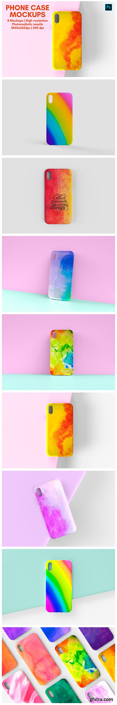 Phone Case Mockup - 8 Views 3793447