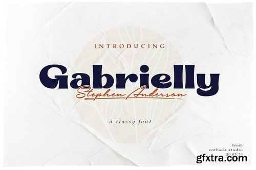 CM - Gabrielly Display Font - 4735008