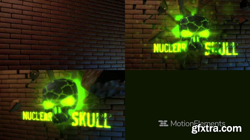 me9174795-nuclear-skull-skull-crsashing-through-brick-wall-logo-montage-poster