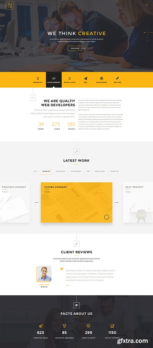 H4 Multpurpose HTML and PSD Template