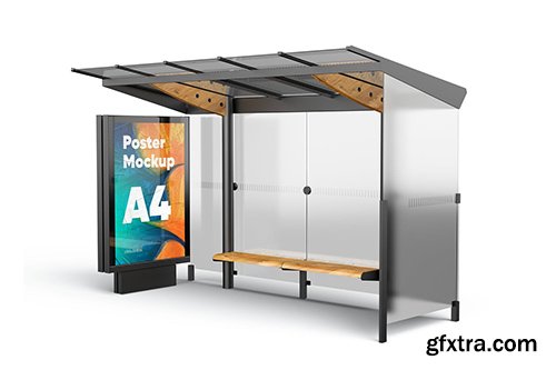 Poster (Bus Stop) Mockup